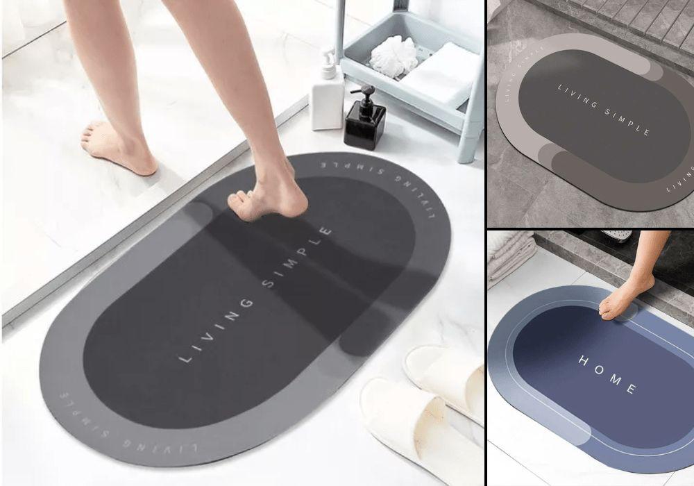 Tapete - Alfombra de Baño Superabsorbente y Antideslizante