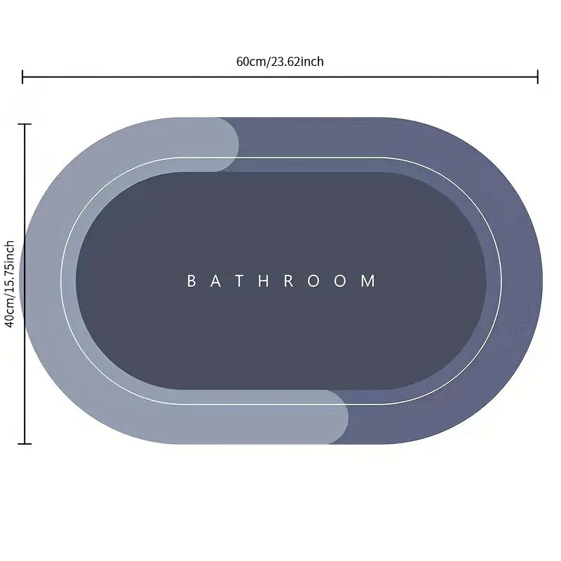 Tapete - Alfombra de Baño Superabsorbente y Antideslizante
